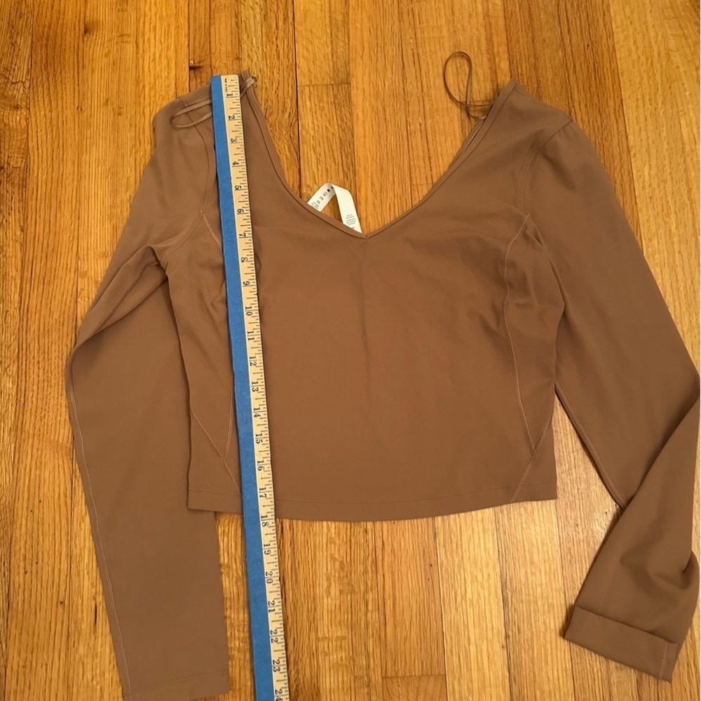 Lululemon Align Long Sleeve Shirt Roasted Brown Size : 8  (j6j - Picture 11 of 11